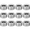 PATIKIL Distanziali Acciaio M6 12pz Distanziali Metallici Acciaio 6mm ID x 12mm OD x 6mm L Distanziatore per Viti Acciaio Carbonio Rotondo per Bulloni a Vite 1/4 o M6