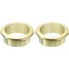 QUARKZMAN 2Pz 1.58 (40mm) Passacavi in Nylon per Scrivania, Copertura Foro per Cavi in Plastica, Organizzatore di Cavi per Scrivania o Armadio per Computer, Oro