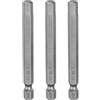 QUARKZMAN 3pz H6,0 Chiavi a Brugola per Punte da Trapano 6mm Punte Metriche Piane 1/4 Attacco Esagonale 75mm (3) Punta Cacciavite Esagonali Magnetico Lungo Industriale per Viti