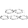 PATIKIL Distanziali Acciaio Inossidabile M8, 5Pz Rondelle Metallici Guarnizione Acciaio Inossidabile 8,2mm ID x 12mm OD x 2mm L Rotondo Distanziatori Kit Viti da 5/16 o M8