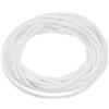 QUARKZMAN Nastro Sigillante Schiuma Silicone, Diametro 2.8mm(0.11) Lunghezza 8 Metri(26.25 Ft) Guarnizione Gomma Spugna Rotonda Corda Gomma Solida per Macchinari e Industrie, Bianco