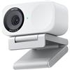 Insta360 Link 2C Webcam 4K AI intelligente con zoom automatico, bianco polare