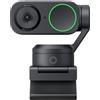 Insta360 Link 2 Webcam 4K intelligente con stabilizzatore e tracciamento AI, nero grafite