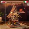 Robotime Modellismo kit costruzioni PUZZLE 3D LEGNO Orologio a Pendolo Cucù da costruire
