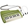 SUZUKI Andes 25F A-25F Wind Keyboard Recorder Melodion Harmonica Green nuovo