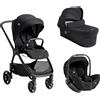 Joie Trio Passeggino Valora, Ramble XL e i-Level Pro - Eclipse