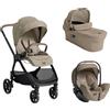 Joie Trio Passeggino Valora, Ramble XL e i-Level Pro - Sandstone