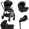 Joie Trio Passeggino Valora, Ramble XL, I-level Pro e Base Encore - Eclipse