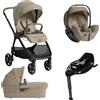 Joie Trio Passeggino Valora, Ramble XL, I-level Pro e Base Encore - Sandstone