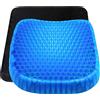 Cuscino Gel per Sedute Prolungate 37x30x4 cm Ergonomico