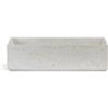 Lavello da Giardino Senza Rubinetto 53x29,5x14 cm in Calcestruzzo Delfi-G Grigio