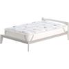 Topper Singolo Trapuntato 300 gr/mq con Elastici Air Traspirante Bianco