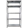 Scaffale in Metallo 5 Ripiani 120x50x195 cm Maciste Zincato