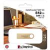 Kingston Chiave USB Kingston 512GB 220MB/s Metal USB 3.2 Gen 1 DataTraveler SE9 G3