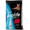 Prolife cat sterilised adult sensitive manzo e riso 1,5kg