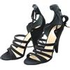 Tamara Mellon Cosmic Trip Suede Scarpe Donna Eu 38 Architettonico Tacco Nero