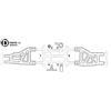 Tamiya 300004254 - D Parti della Super Fighter G DT 02 58340