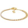 Fossil Sutton JA7303710 - Bracciale da donna in ottone dorato