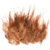 M METERXITY 300-Pack Piume di Gallo Sella Hackle, 3-6 Pollici / 8-15Cm Piume Soffici Naturali all'Ingrosso per Creazioni/Matrimoni/Acchiappasogni/Decorazioni Fai da Te [Marrone Scuro]