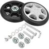 PATIKIL Sostituzione Valigia Bagagli Ruote Riparazione Kit 85mmx16mm Antiusura e Silenzioso 360 Girevole Ruote