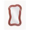 Westwing Collection Specchio da parete con cornice ondulata Cosimo