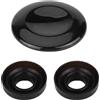 TKSE Manopola Joystick, Coperchio Pulsante Centrale Joystick Kit di Riparazione Manopola MMI con 2 Anelli di Tenuta per A4 A5 A6 Q5 Q7 S5 S6(Nero al forno)