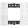 Bticino KA4802MW Living Now Placca 2 Posti, Pixel