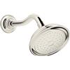 KOHLER K-72773-SN Artifacts Soffione monofunzione 2,5 gpm con spray Katalyst, meno braccio doccia e flangia, nichel lucido vibrante, 0,5 pollici