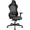 TOPSTAR Sitness RS Sport Plus Continental - Sedia da ufficio, in similpelle, colore: Rosso/Nero con cuciture nere