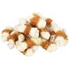 Brekz Rawhide osso nodo pelle di bovina con pollo per cane (7,5 cm) 20 pezzi