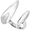 Breil Gioiello TJ3705 collezione B WHISPER, ANELLI da DONNA in ACCIAIO colore ARGENTO misura 16 con SENZA PIETRE