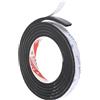 PATIKIL 2m/6.6ft Sigillatura Schiuma Nastro, 1.5cm Largo 5mm Spessore Singolo Adesivo Paraspifferi Striscia Guarnizione Porta Gommapiuma per Finestra Isolamento, Nero