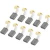 PATIKIL Carbonio Spazzole Spazzola Carbone Ricambio 16x13x6mm per Motori Elettrici Potenza Strumento Angolo Smerigliatrice Tavolo Ricambio Parte Riparazione, 10pz