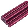 QUARKZMAN 6Pz Stick Colla a Caldo Dimensioni Standard per Pistola per Colle 11mm x 200mm Colla a Caldo Bastoncini Grandi Ricariche, Glitterato Rosso Rosa