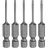 QUARKZMAN 5pz SL2 Punte per Cacciavite a Taglio Magnetica 2mm S2 Punta Cacciavite a Testa Piatta Acciaio 1/4 Grado Industriale Gambo Esagonale 50mm (2) Lungo per Viti