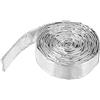 QUARKZMAN Guaina Riscaldamento Aluminizzata 3/8 ID x 5,9ft Alluminio Metallico Fibre Vetro Riscaldamento per Linee Carburante Cavi Elettrico Cablaggio