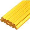 QUARKZMAN Mini Bastoncini di Colla a Caldo per Pistola Colla 7mm x 100mm Giallo Trasparente 12pz