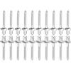 DTGN 4.8mm x 8mm (DxL) Rivetti Ciechi - 25pz - Ottimo per Macchinario Collegamento - 304 Inox Acciaio Cupola Chiuso Terminale Rivetto