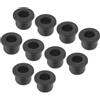 QUARKZMAN 10pz Occhielli in Gomma Diametro Montaggio 13mm ID 8mm H 12mm Guarnizioni Nere Protezione Passacavi in Gomma per Cavi Tubi