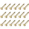 METALLIXITY Piccoli Chiodi (1.2x8mm) 500pz, Carbonio Acciaio Piccoli Ferramenta Chiodi - per Famiglia Lavorazione Legno, Ottone Tono