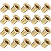 METALLIXITY Attraverso Foro Rivetto (4x6mm) 200pz, Rame Cavo Rivetto Dadi - per Pelle Tela Abbigliamento Fai-da-te Artigianato Creazione, Rame Tono