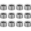PATIKIL Distanziali Acciaio M6 12pz Distanziali Metallici Acciaio 6mm ID x 10mm OD x 6mm L Distanziatore per Viti Acciaio Carbonio Rotondo per Bulloni a Vite 1/4 o M6