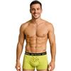 United Labels - Confezione da 2 boxer da uomo Grinch, verde grigio, in cotone, biancheria intima da uomo, boxer rétro, verde/grigio, S