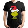 United Labels T-Shirt Grinch Unisex Merry Grinchmas, Nero, Girocollo, Maglia Manica Corta per Donna e Uomo, Top Natale, Nero , M