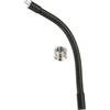 PATIKIL 8 Braccio Flessibile, Filettatura Femmina 1/4-20 a Maschio Metallo Universale Tubo Flessibile Braccio Flessibile Estensione Supporto con Viti Riduttrici per Action Camera, Nero