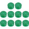 QUARKZMAN 10 Pz Copriinterruttori a Pedale Tappi 3/8 Verde Scuro | per Pulsanti Pedali Chitarra Copertura Superiore Interruttore a Pedale, in Plastica, per Pulsanti Pedali Effetti Chitarra