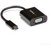 StarTech.com Adattatore USB-C a VGA, 1080p, Convertitore video per MacBook Pro, Dongle da USB tipo C a display/monitor/proiettore VGA, Nero, Versione aggiornata disponibile: CDP2VGAEC