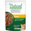 Natural Trainer Cat Kitten&Young Straccetti Pollo 70gr Busta