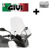 GIVI Parabrezza trasparente COMPLETO DI ATTACCHI YAMAHA XMAX 125 2012 446DT GIVI