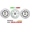 MALOSSI - DCM KIT 3 DISCHI FRENO TMAX PASTIGLIE YAMAHA TMAX 500 2008 2009 2010 FLOTTANTI